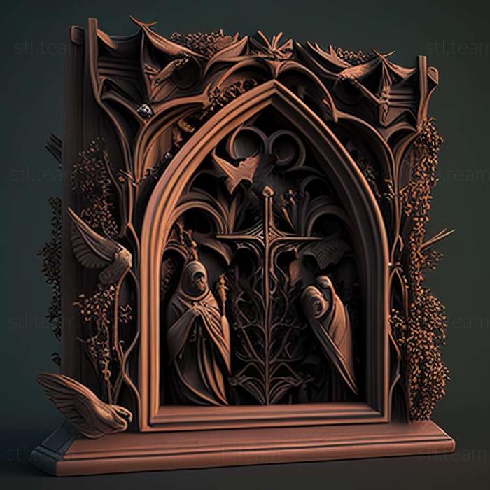 3D model Gothic game (STL)